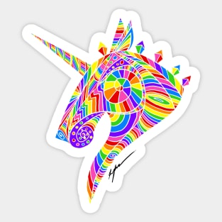 Rainbow Unicorn Sticker